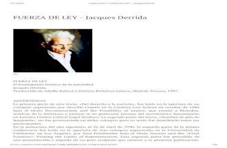 Cultura Libre_ FUERZA de LEY - Jacques Derrida