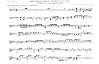 Giuliani Concerto1 Op30 Guitare1