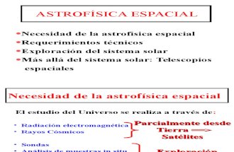 ASTROFISICA ESPACIAL
