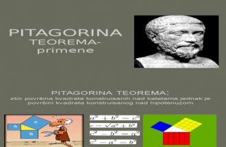 Pitagorina Teorema Primene