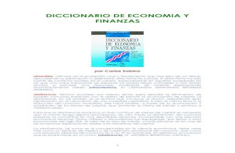 Diccionario de Economia y Finanzas