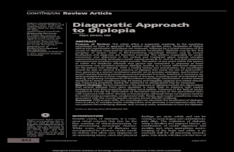 Diagnostic Approach to Diplopia.15