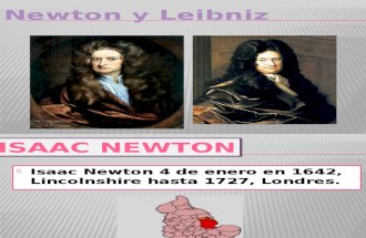 Newton y LeibniZ