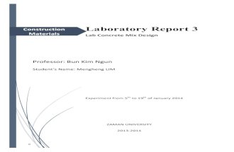 Lab 3 Report Construction Material