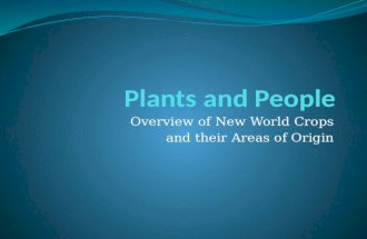 Plants People New World Crop