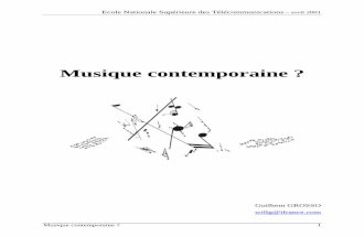 Guilhem Grosso - La Musique Contemporaine