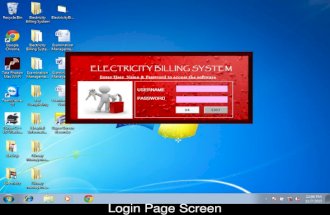 Visual Basic Project in Electricity Billing System