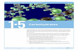 Topic Guide 1.5 Carbohydrates
