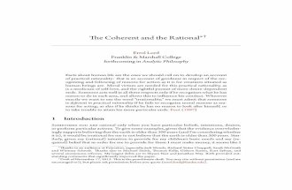 The Coherent and The Rational