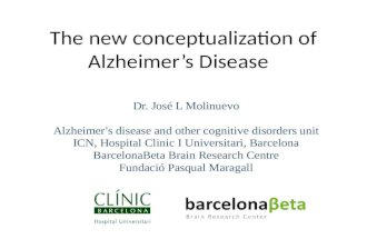 New Conceptualization of Alzheimers Disease