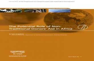 The Potential Role of Non Traditional Donorse28099 Aid in Africa