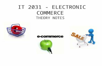 IT 2031 - ELECTRONIC COMMERCE THEORY NOTES. UNIT II INFRASTRUCTURE FOR E COMMERCE Packet switched networks TCP/IP protocol script Internet utility programmes.