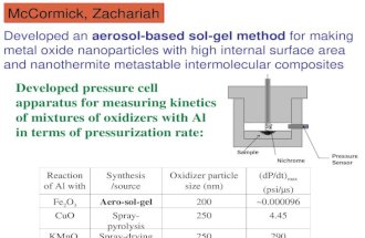 Developed pressure cell apparatus for measuring kinetics of mixtures of oxidizers with Al in terms of pressurization rate: Reaction of Al with Synthesis.
