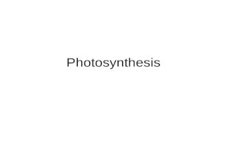 Photosynthesis. Objectives: Standard 1f Students will learn that chloroplast organelles inside plant cells capture sunlight energy. Students will learn.