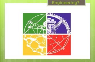 Engineering?. What is an engineer? Engineers turn ideas into products that we all use everyday. Can you give an example? Engineers are involved in almost.