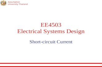 Assumption University Thailand EE4503 Electrical Systems Design Short-circuit Current 1.
