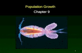 1 Population Growth Chapter 9. 2 Outline Geometric Growth Exponential Growth Logistic Population Growth Limits to Population Growth  Density Dependent.