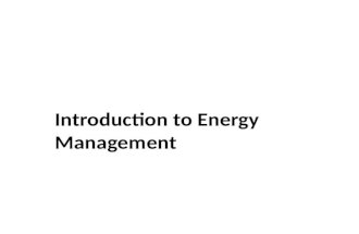 Introduction to Energy Management. Week/Lesson 10 Air Moving Equipment: Fans and Ducts.
