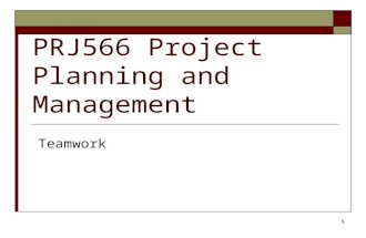 PRJ566 Project Planning and Management Teamwork 1.