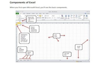 Overview Excel is a spreadsheet, a grid made from columns and rows. It is a software program that can make number manipulation easy and somewhat painless.