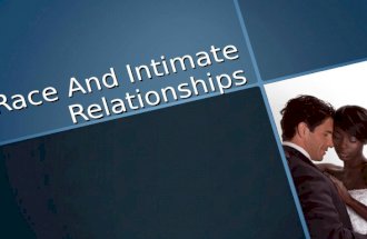 Race And Intimate Relationships. Race Differences In Marital Status U.S. Census Bureau 2010 (Persons 18+ years old) Divorce Rates Are Complex When we.
