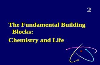 2 The Fundamental Building Blocks: Chemistry and Life.