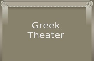 Greek Theater. Oedipus Rex Prediction: Oedipus will murder his father. Oedipus’ bio parents give him up to a shepherd. Shepherd gives Oedipus to King.