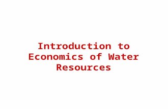 Introduction to Economics of Water Resources. Public or private Excludability (E): the degree to which users can be excluded Subtractability (S): the.