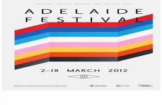 2012 Adelaide Festival Booking Guide
