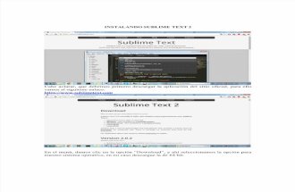 Guía instalación Sublime textt 2, Xamp server, Filezilla y git para windows