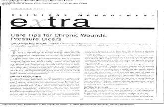 Care Tips for Chronic Wounds