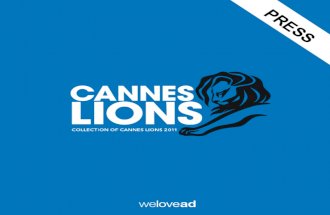 Cannes Lions 2011 Winners for Press En