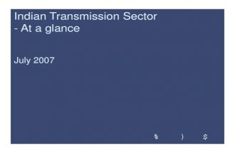 Indian Transmission Sector