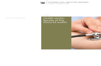Office of Auditor General Health Sector 2011-12 Audits