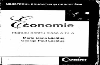 Manual de Economie Corint XI