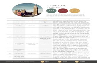 Architecture Guide of London by Virginia Duran