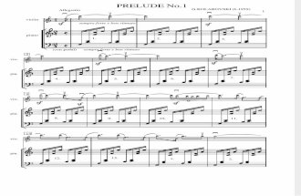 Goce Kolarovski Three Prelududes Piano Violin