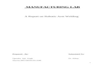 Lab Report  on robotic Welding