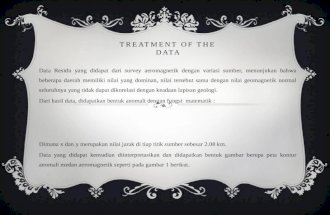 Treatment of the Data11
