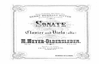 Meyer O. viola sonata