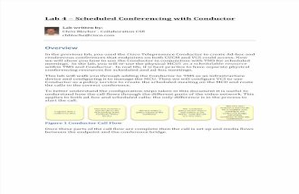 Lab 4 - Scheduling Conductor With TMS