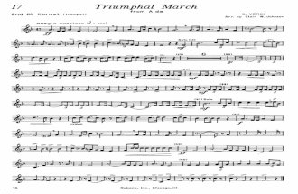 Triumphal March Parts (Brass Ensemble)