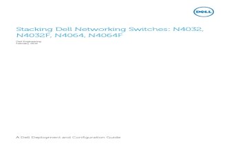 Dell Networking N4000 Series Stacking Guide