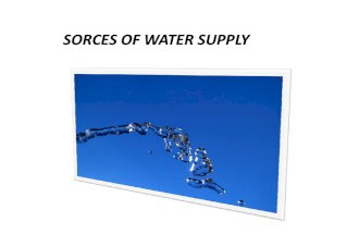 Sources of Water Supply3