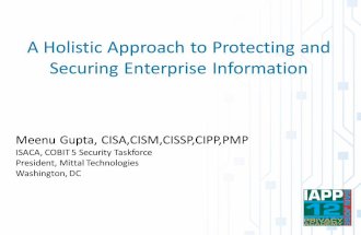IAPP12 _ a Holistic Approach to Protecting and Securing Enterprise Information _ GOOOD