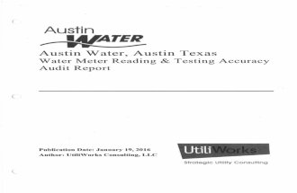 Austin Water Audit