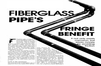 Fiberglass Pipe's Fringe Benefit