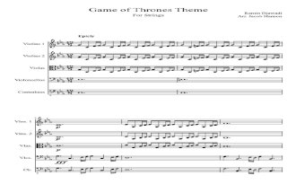 Game of Trones Theme