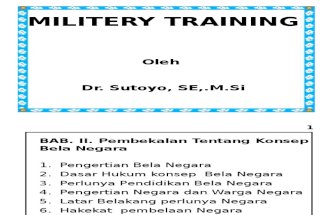 Militery Training PWR (BAB-II)