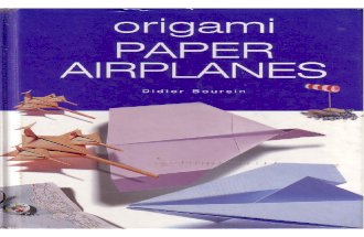 Origami - Paper Airplanes (Book) by Didier Boursin